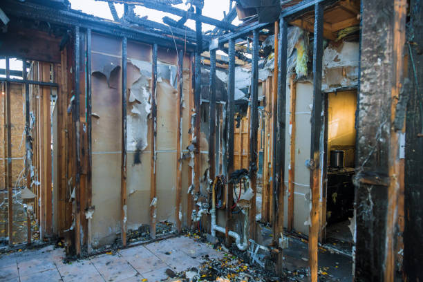 Professional Fire Damage Removal technician working in Alexandria Bay, NY